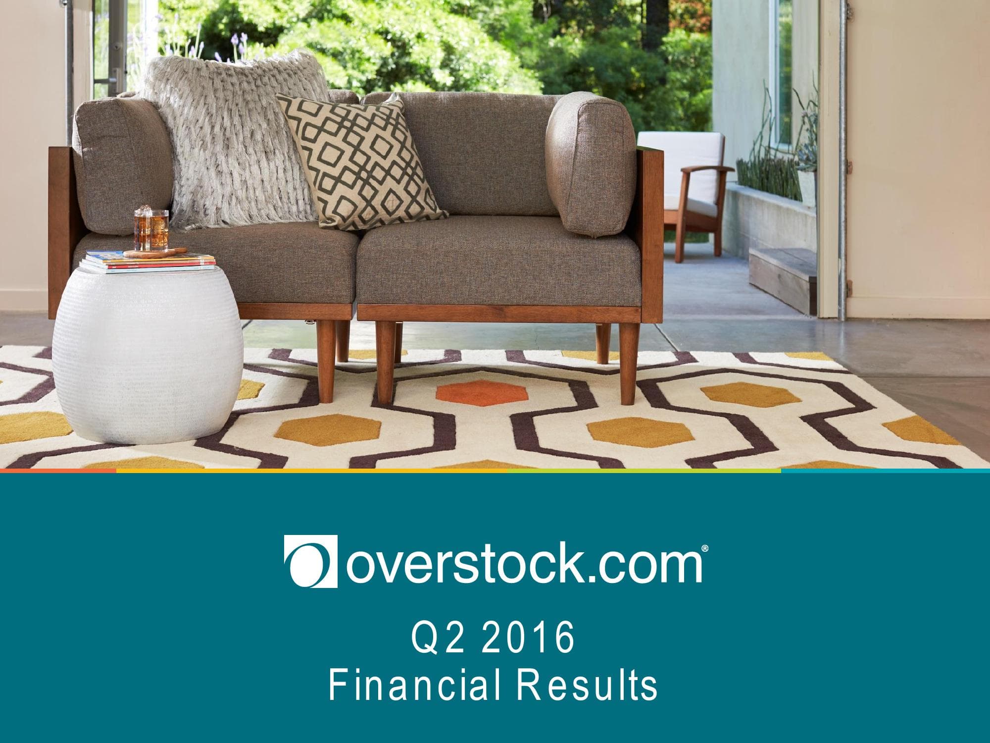 Overstock Results Presentation Deck image