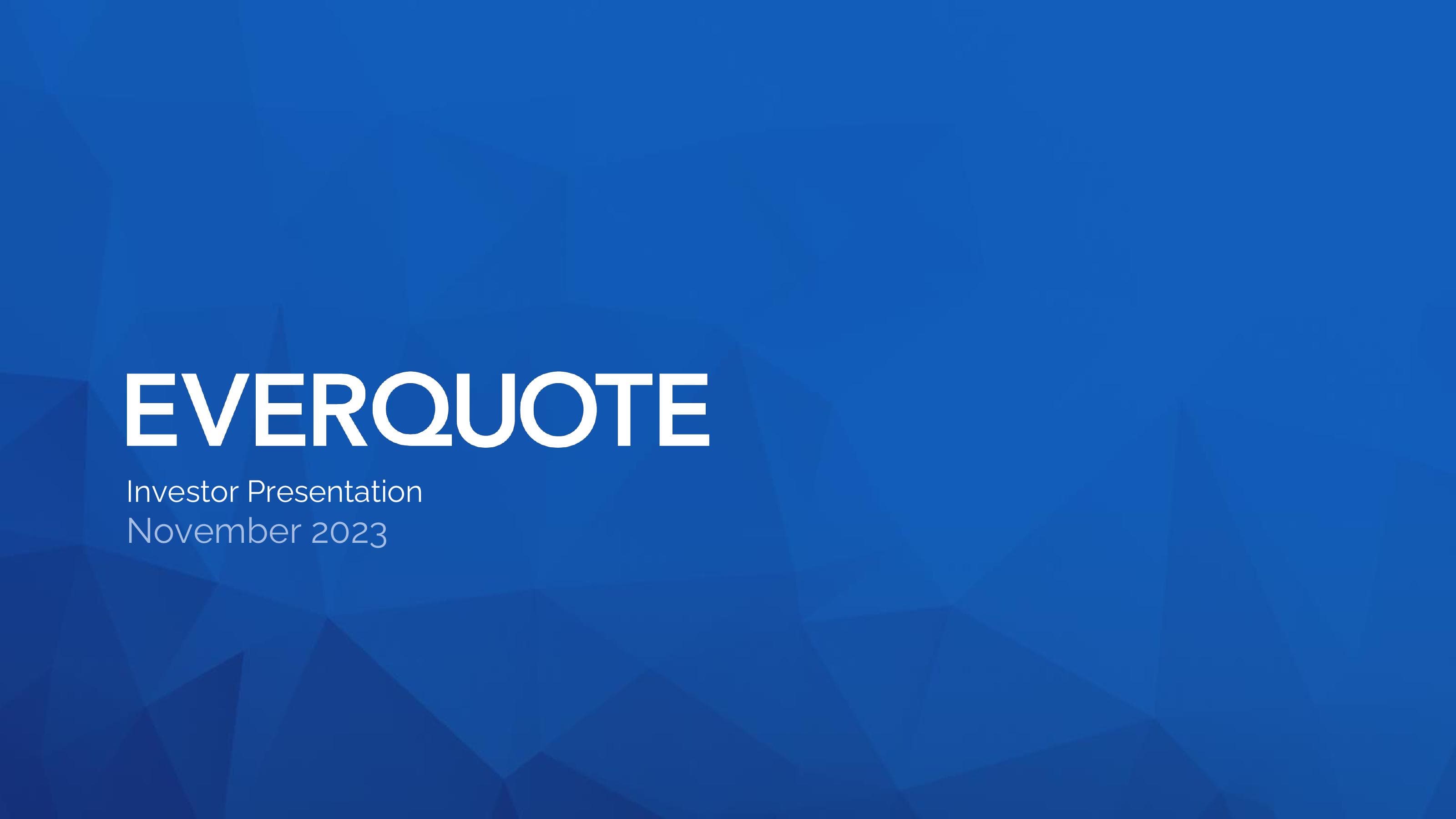 Everquote Investor Presentation image