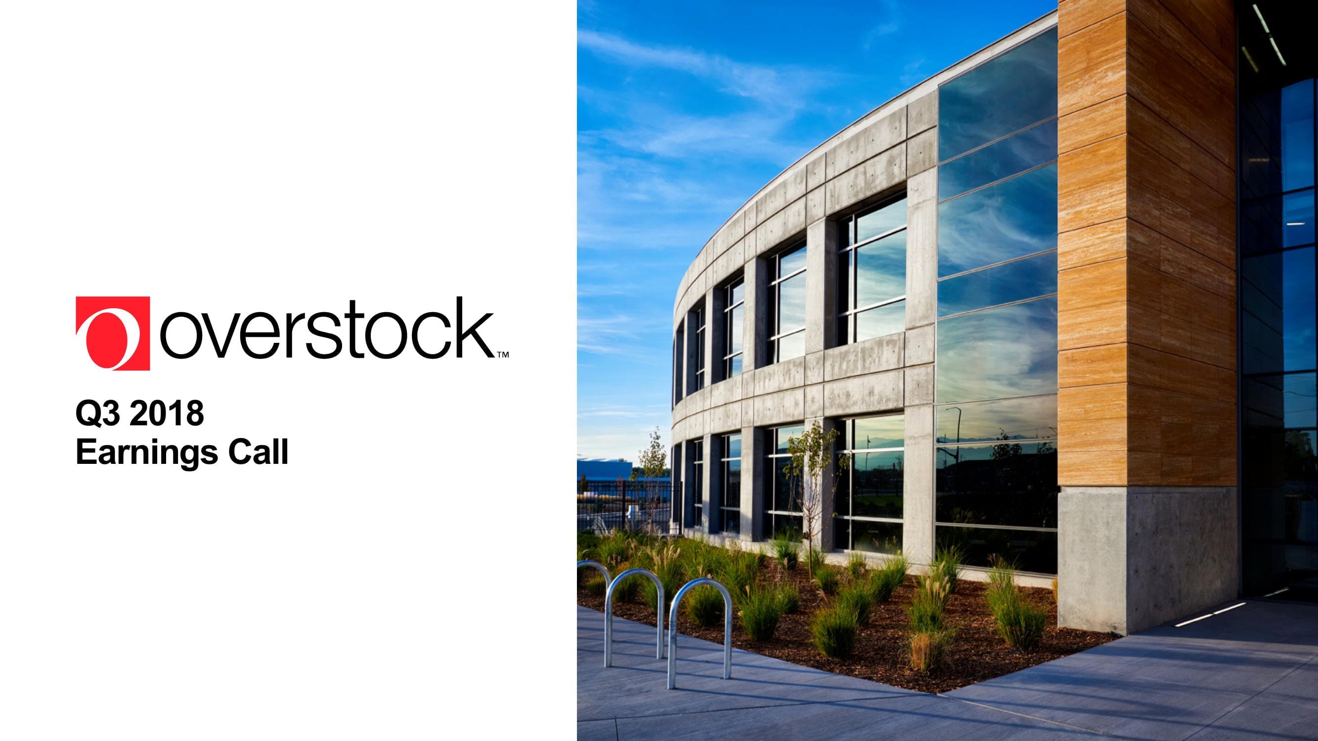 Overstock Results Presentation Deck image