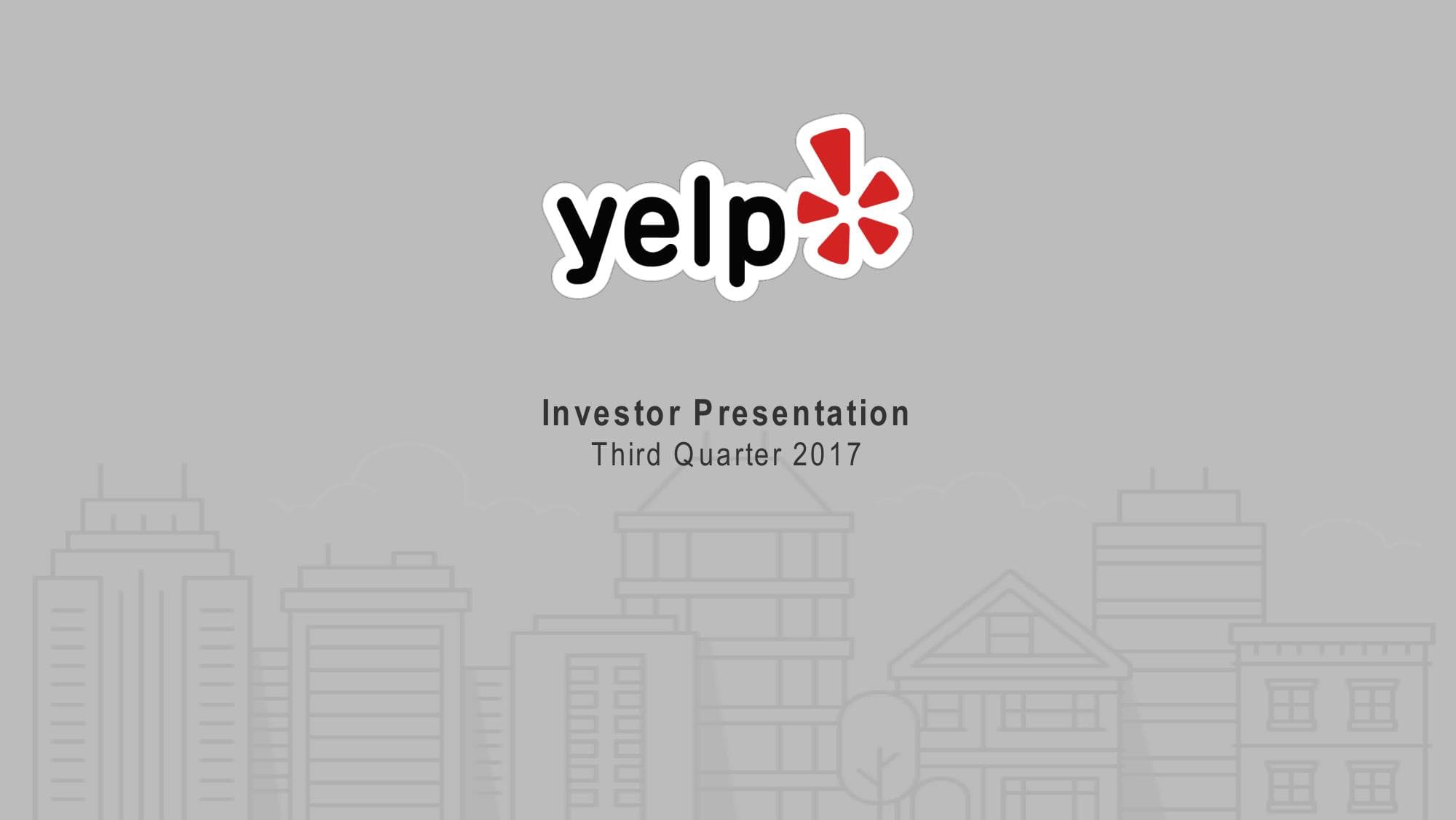 Yelp Results Presentation Deck image