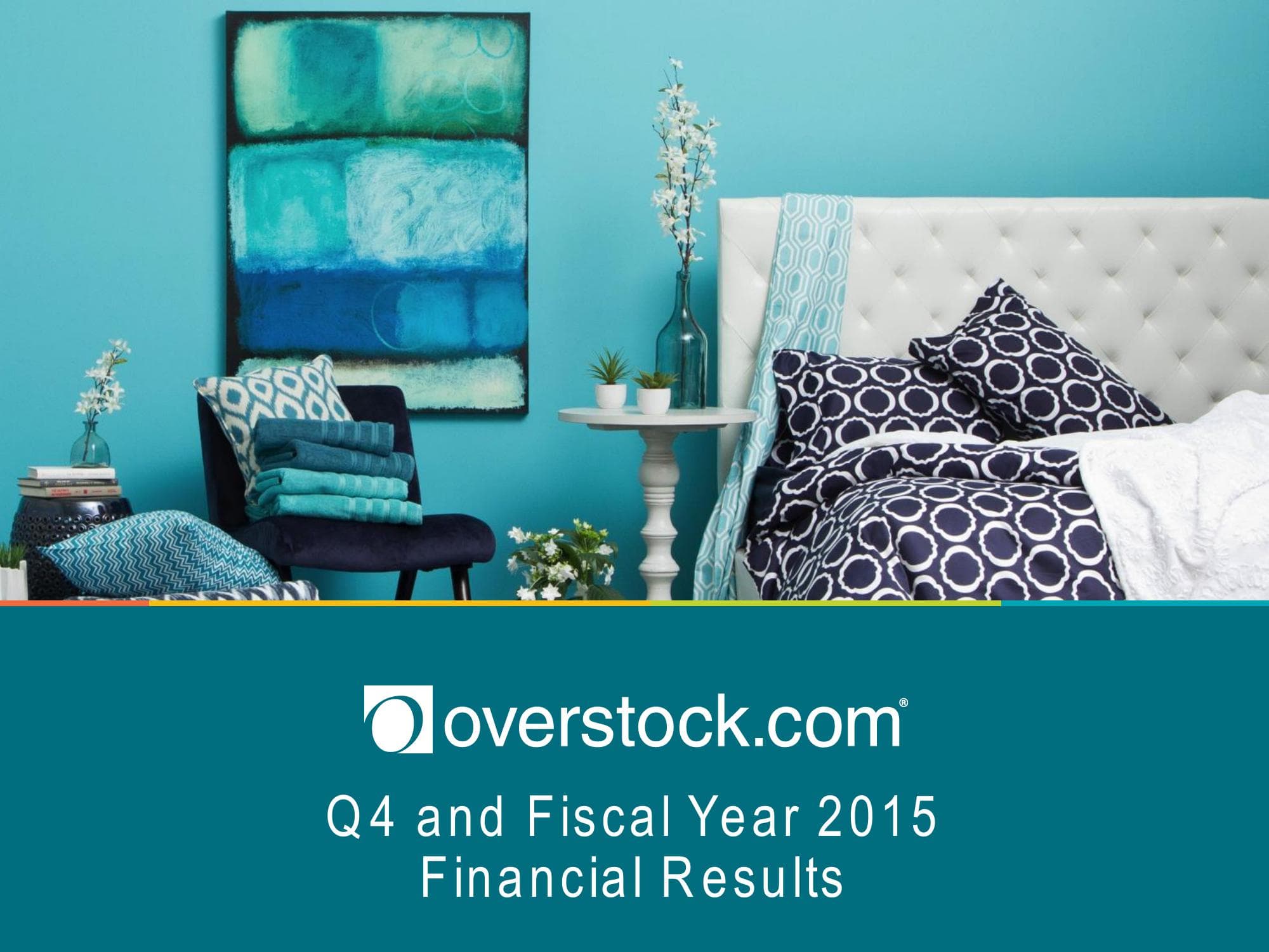 Overstock Results Presentation Deck image