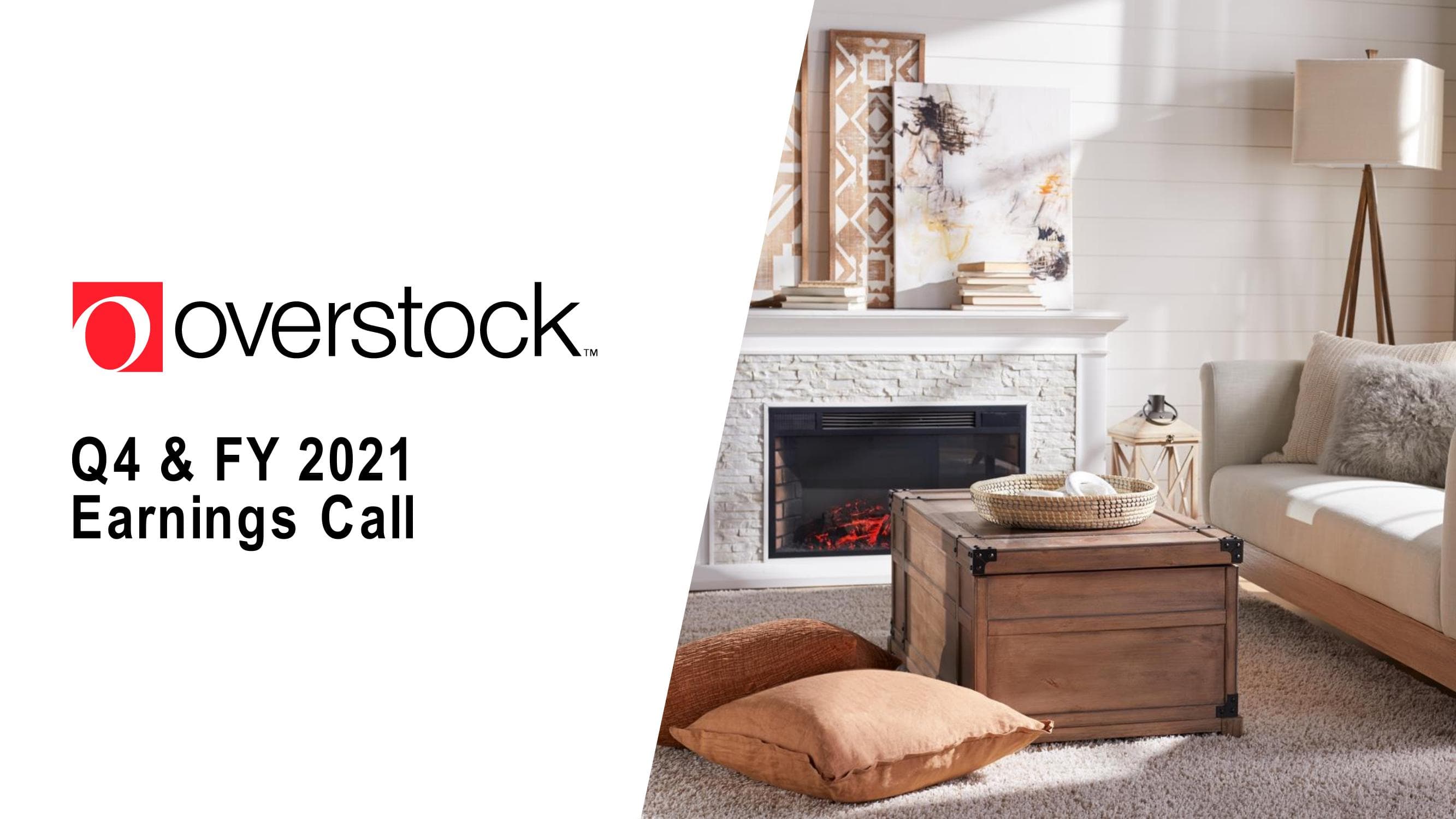 Overstock Results Presentation Deck image