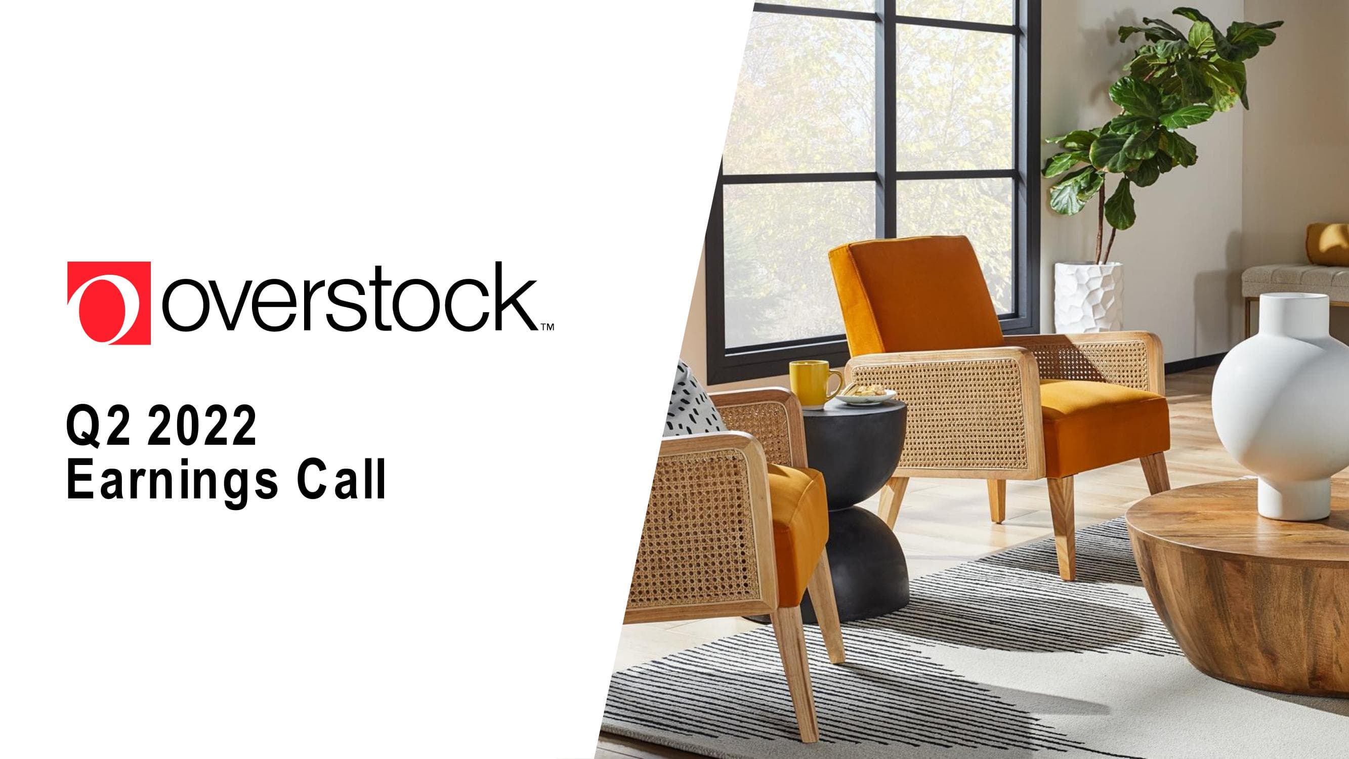 Overstock Results Presentation Deck image