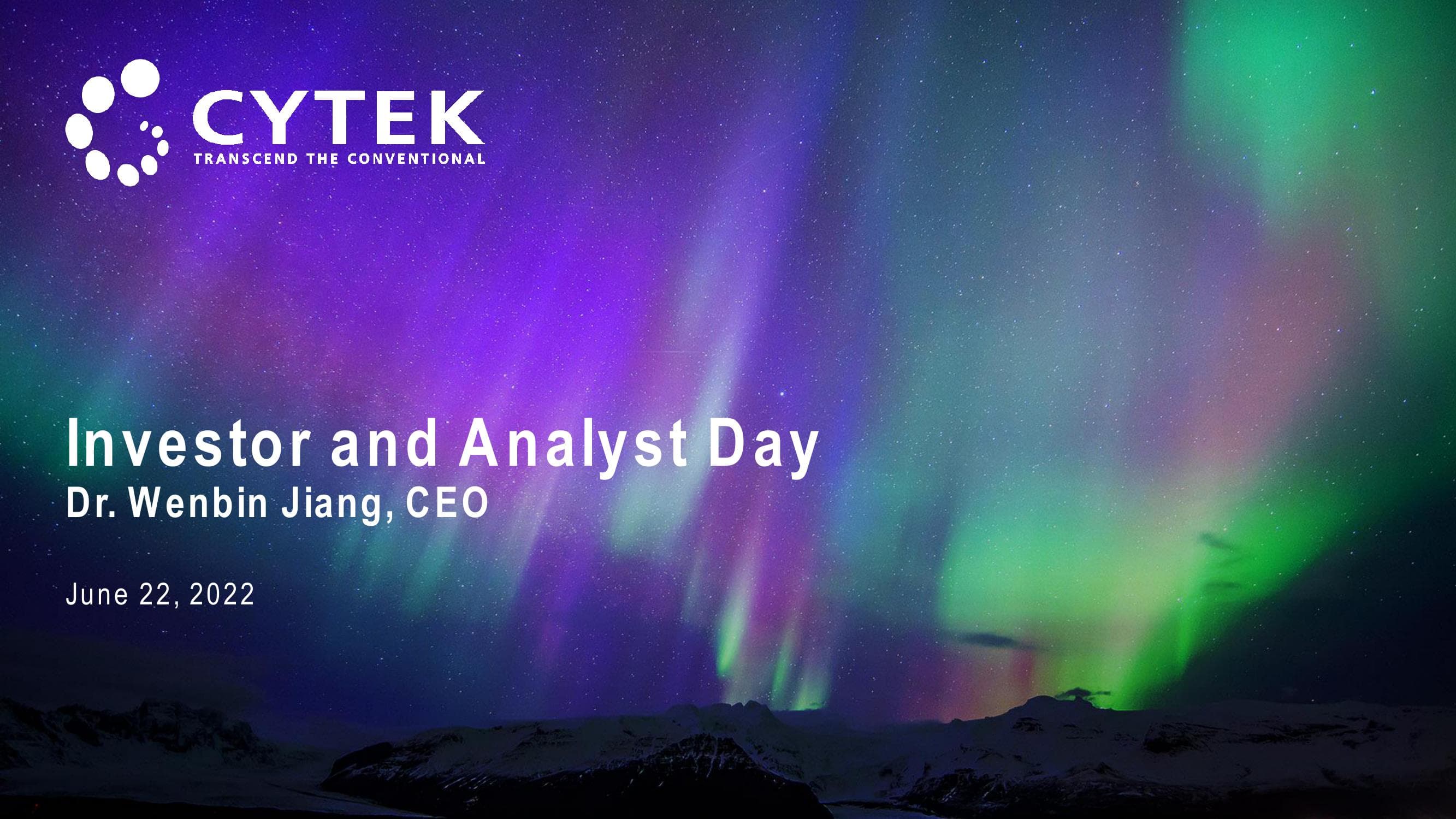 Cytek Investor Day Presentation Deck image