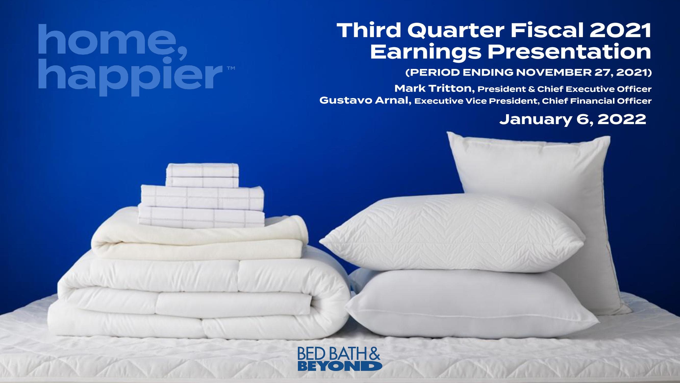 Bed Bath & Beyond Results Presentation Deck image