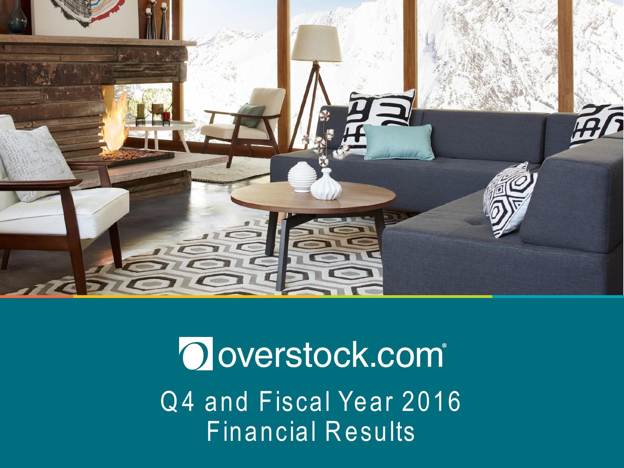 Overstock Results Presentation Deck image