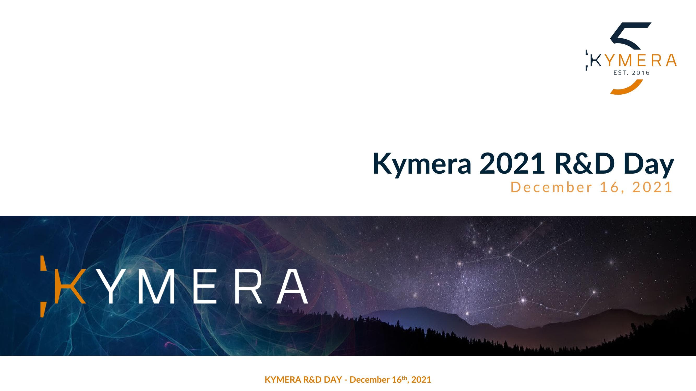 Kymera Investor Day Presentation Deck image