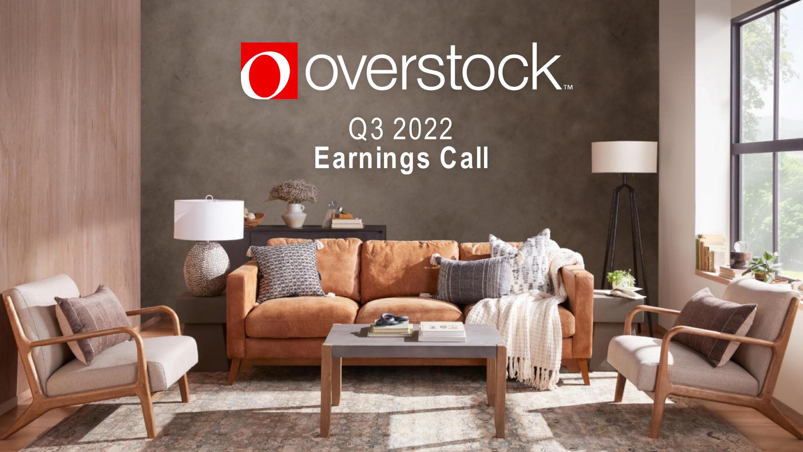 Overstock Results Presentation Deck image