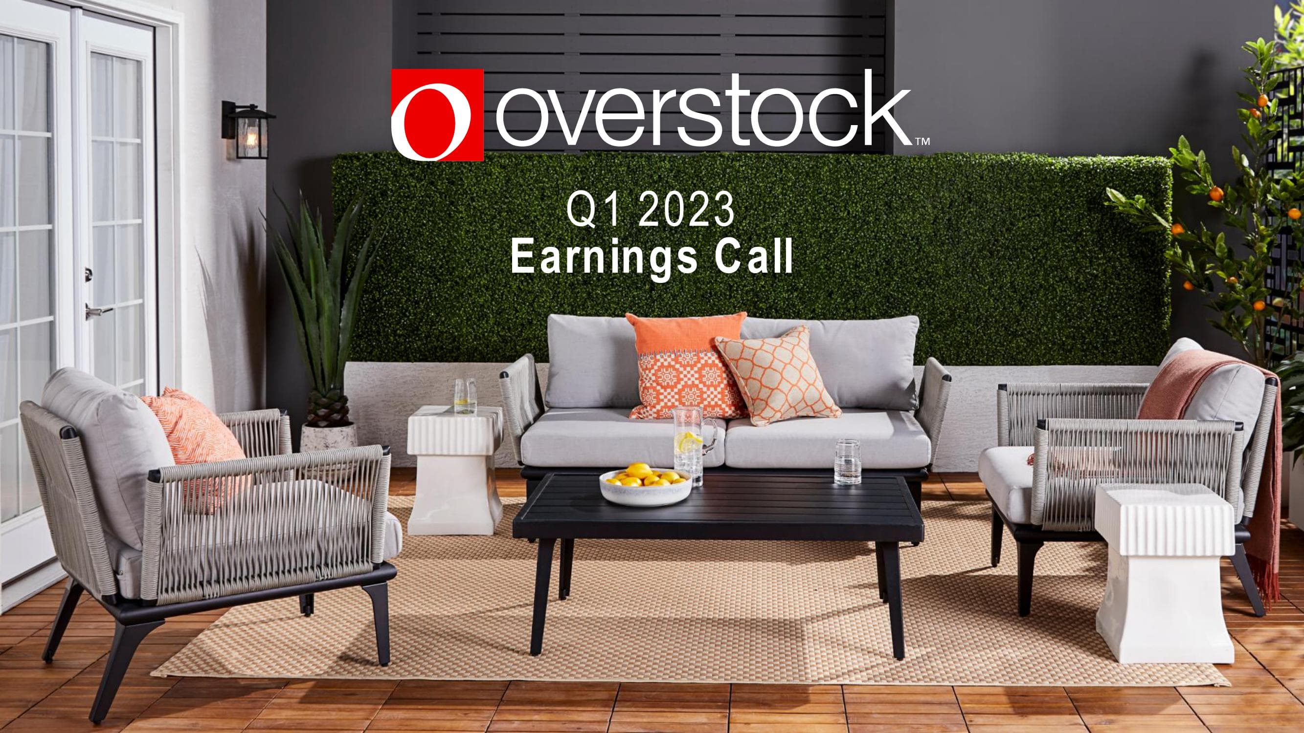 Overstock Results Presentation Deck image