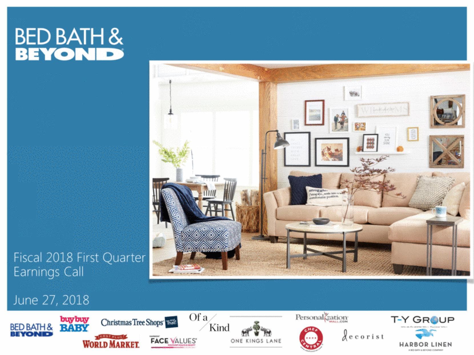 Bed Bath & Beyond Results Presentation Deck image