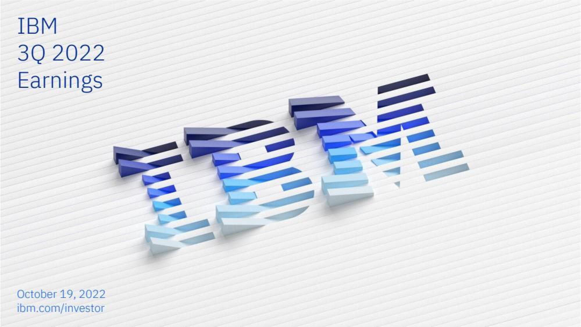 IBM Results Presentation Deck image