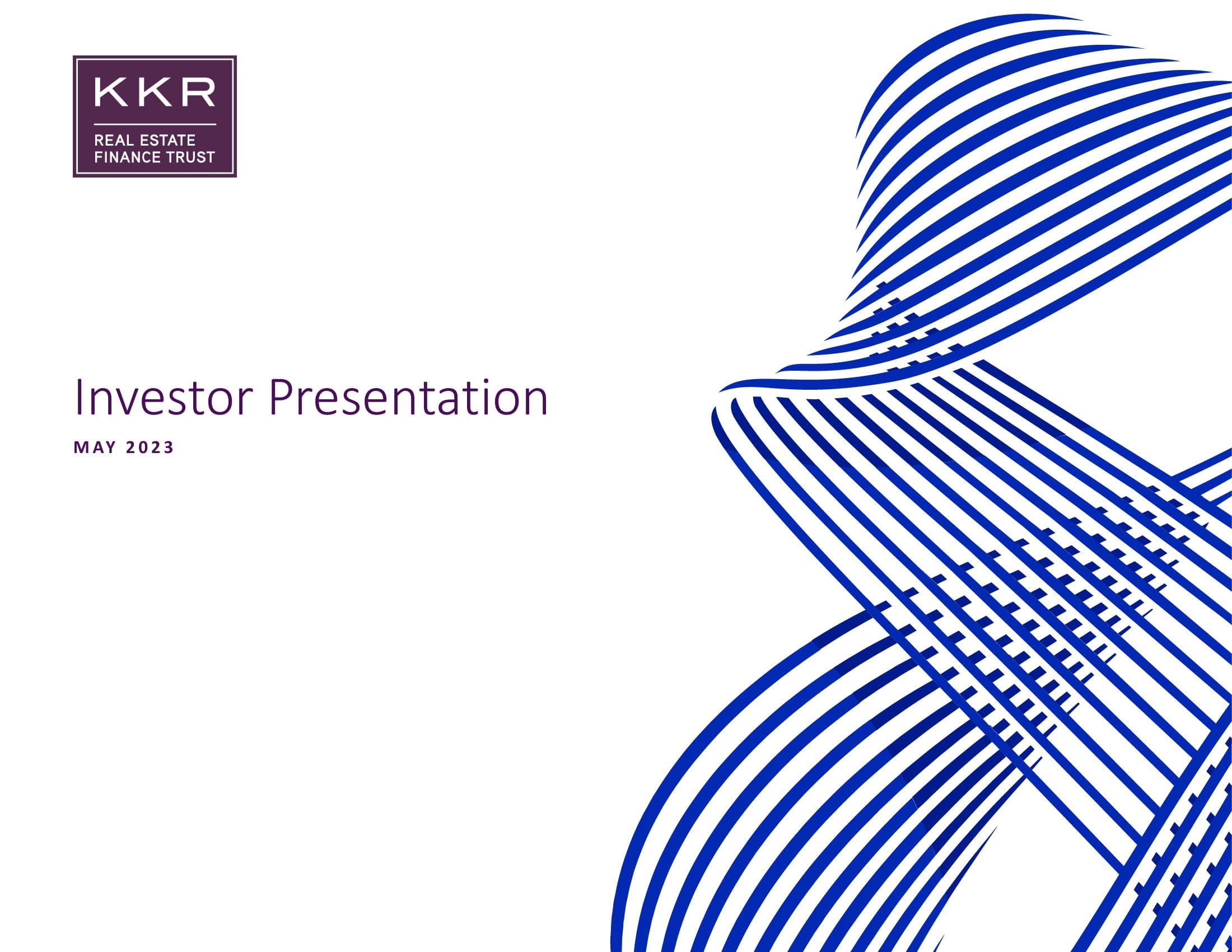 KKR Real Estate Finance Trust Investor Presentation Deck image