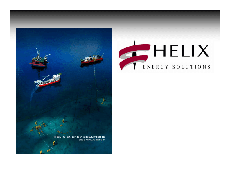 Helix Energy Solutions 2006 Annual Report image