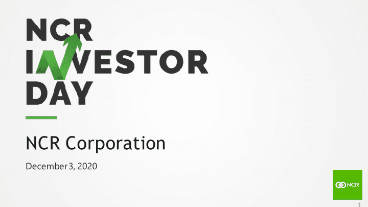 NCR Investor Day image