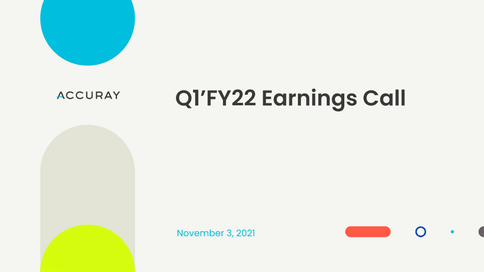 Q1 FY22 Earnings Call image