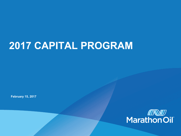 2017 Capital Program image