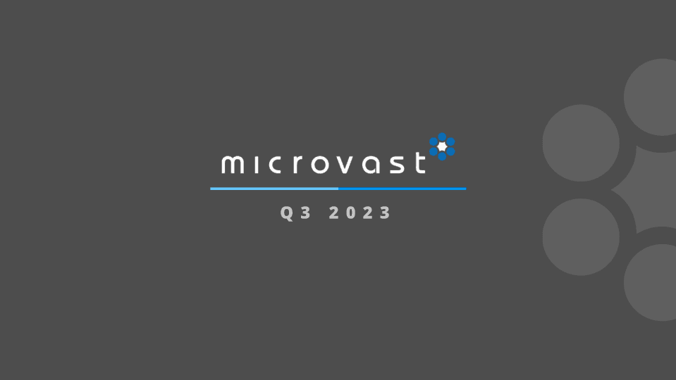 Microvast Company Presentation image