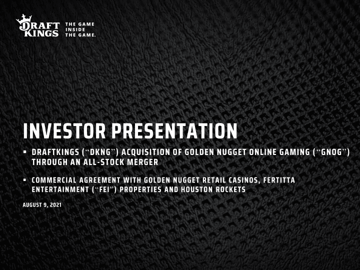 Investor Presentation image