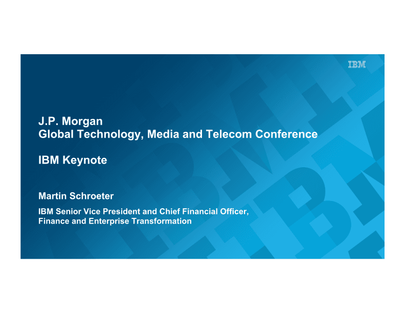 J.P. Morgan Global Technology Media and Telecom Conference  image