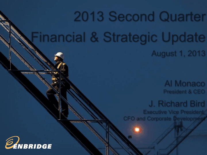 2013 Second Quarter Financial & Strategic Update image