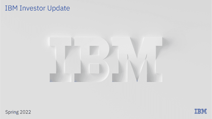 IBM Investor Update image