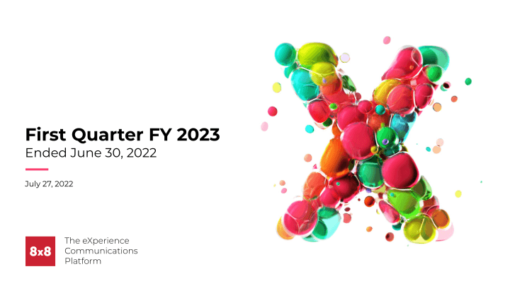 First Quarter FY 2023 image