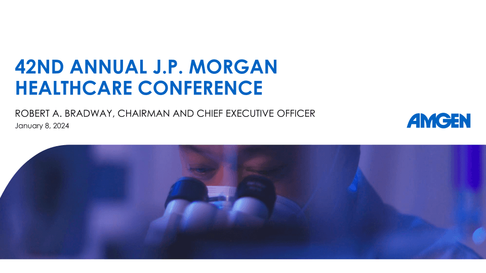 42 Nd Annual J.P. Morgan Healthcare Conference image