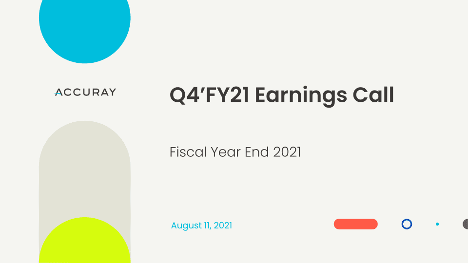 Q4’fy21 Earnings Call Fiscal Year End 2021 image