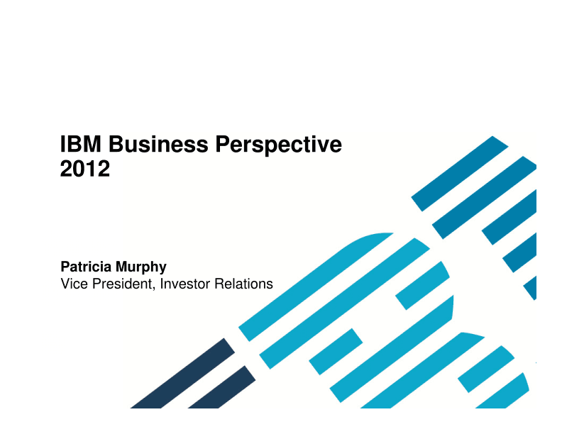 IBM Business Perspective 2012 image