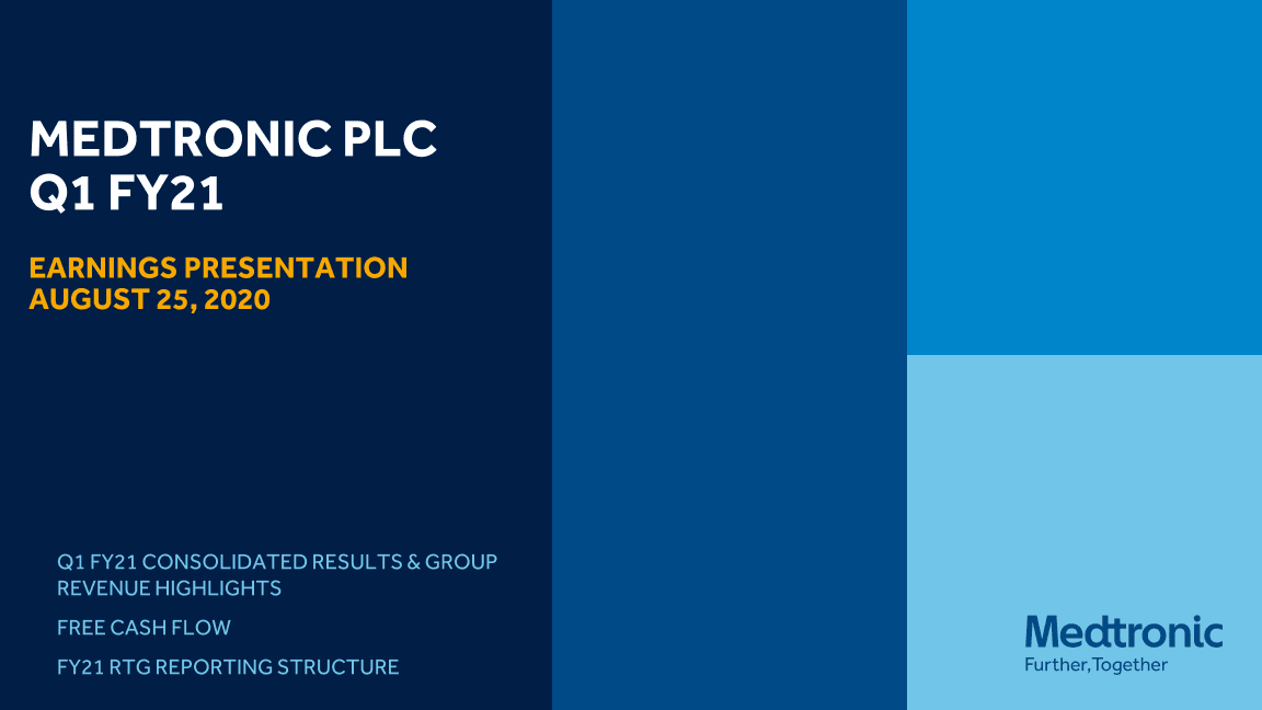 Medtronic Plc Q1 Fy21 Earnings Presentation image